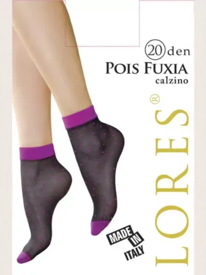 Шкарпетки Lores "Pois Fuxia" 20 den