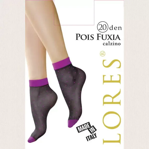 Шкарпетки Lores "Pois Fuxia" 20 den