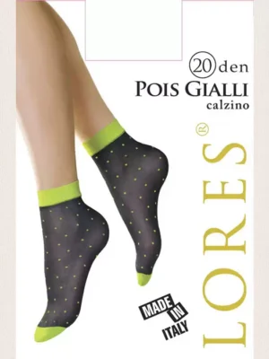 Шкарпетки Lores "Pois Gialli" 20 den