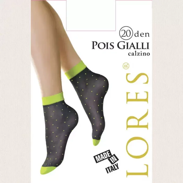 Шкарпетки Lores "Pois Gialli" 20 den