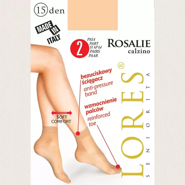 Шкарпетки Lores "Rosalie" 15 den