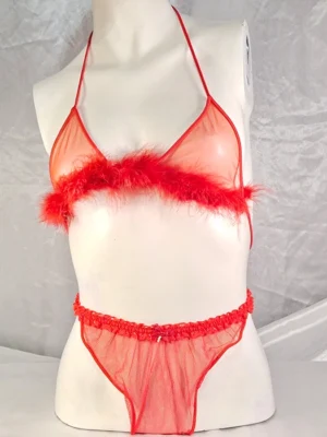 Стрінги з намистинками Red