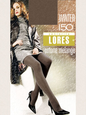 Колготки Lores "Cotone Winter" 150 den Melange